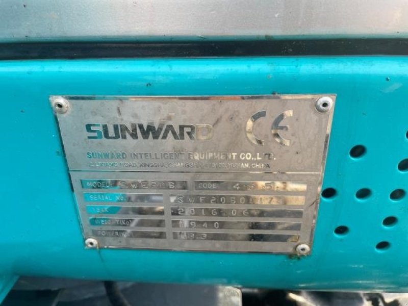 Bagger des Typs Sunward SWE20B, Gebrauchtmaschine in Rødding (Bild 4)