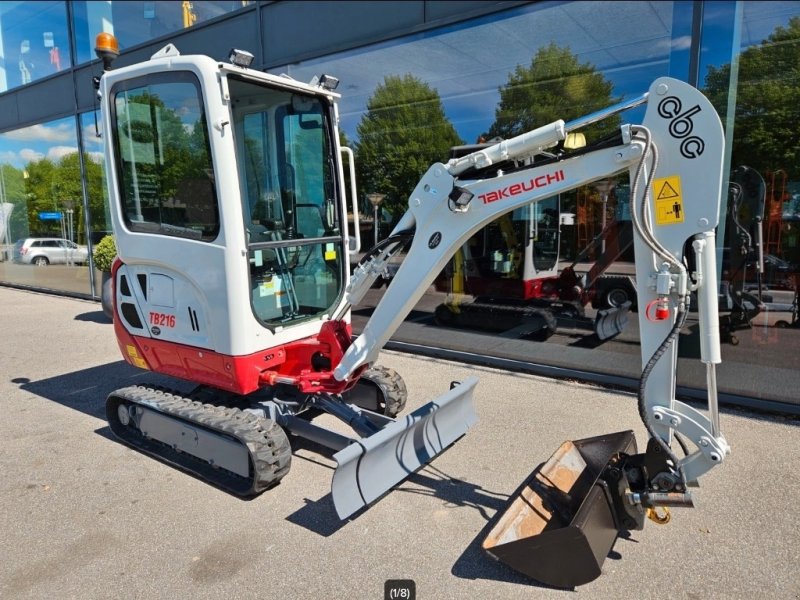 Bagger del tipo Takeuchi TB 216, Gebrauchtmaschine In Fårevejle (Immagine 1)