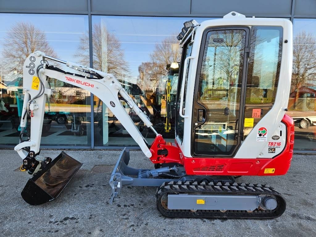Bagger typu Takeuchi TB 216, Gebrauchtmaschine v Fårevejle (Obrázok 5)