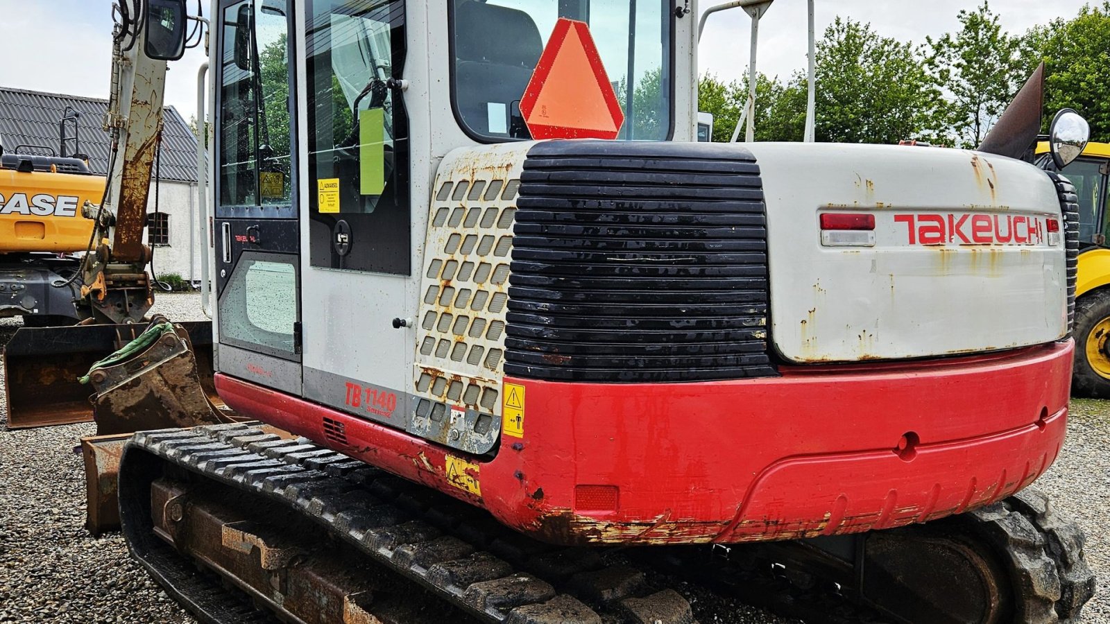 Bagger des Typs Takeuchi TB1140 Serie 2 / årgang 2014 / med skovlsæt / 6300 timer, Gebrauchtmaschine in Arden (Bild 7)