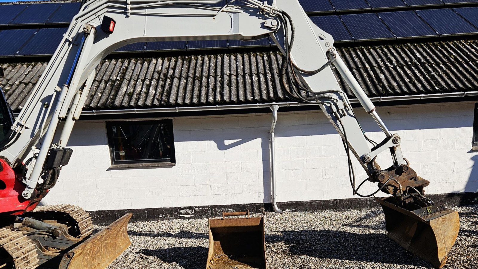 Bagger a típus Takeuchi TB175 / pæn 8 tons maskine / nyere undervogn / dobbelt udtag / skovlsæt, Gebrauchtmaschine ekkor: Arden (Kép 9)