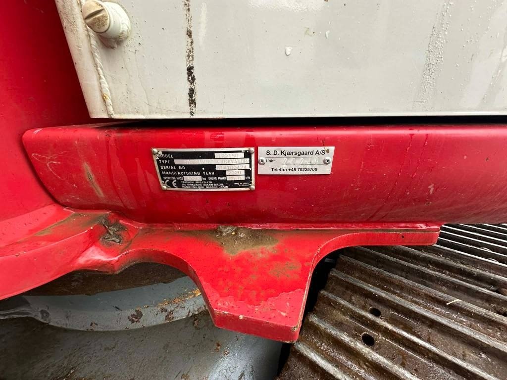 Bagger za tip Takeuchi TB2150, Gebrauchtmaschine u Vrå, Frejlev, Hornslet & Ringsted (Slika 7)