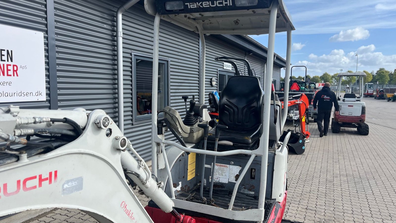 Bagger del tipo Takeuchi tb215r Hydraulisk skovlskift, Gebrauchtmaschine In Rønnede (Immagine 8)