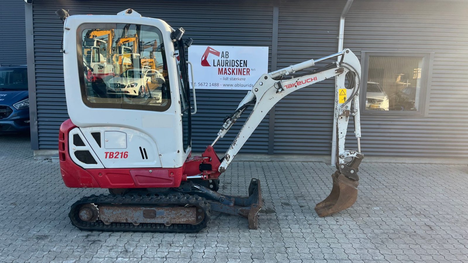 Bagger typu Takeuchi TB216 Hydraulisk hurtig skifte, Gebrauchtmaschine v Rønnede (Obrázek 1)