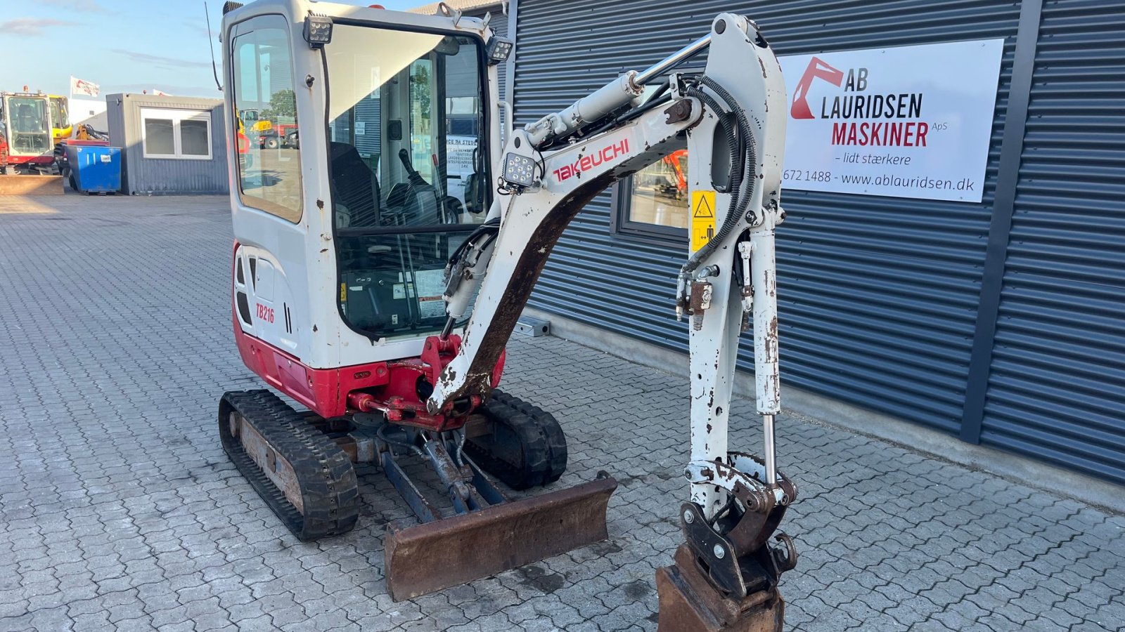 Bagger typu Takeuchi TB216 Hydraulisk hurtig skifte, Gebrauchtmaschine v Rønnede (Obrázek 5)