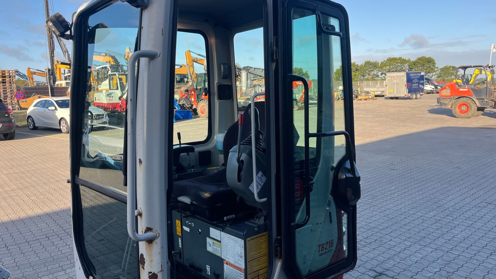 Bagger typu Takeuchi TB216 Hydraulisk hurtig skifte, Gebrauchtmaschine v Rønnede (Obrázek 9)