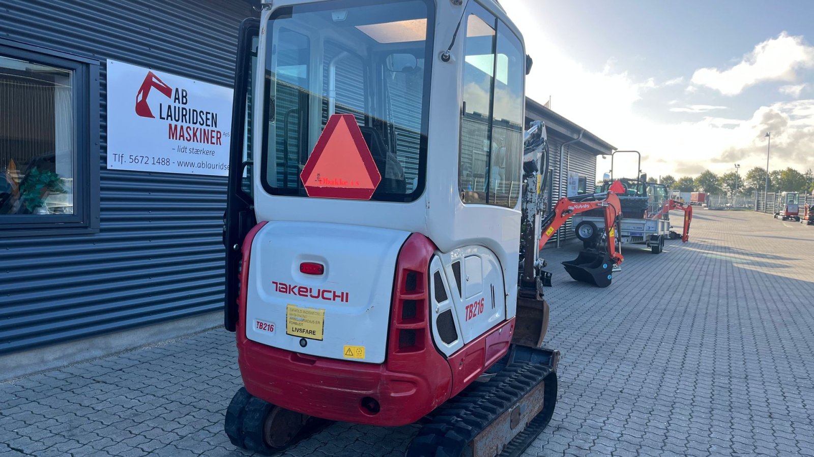 Bagger typu Takeuchi TB216 Hydraulisk hurtig skifte, Gebrauchtmaschine v Rønnede (Obrázek 14)