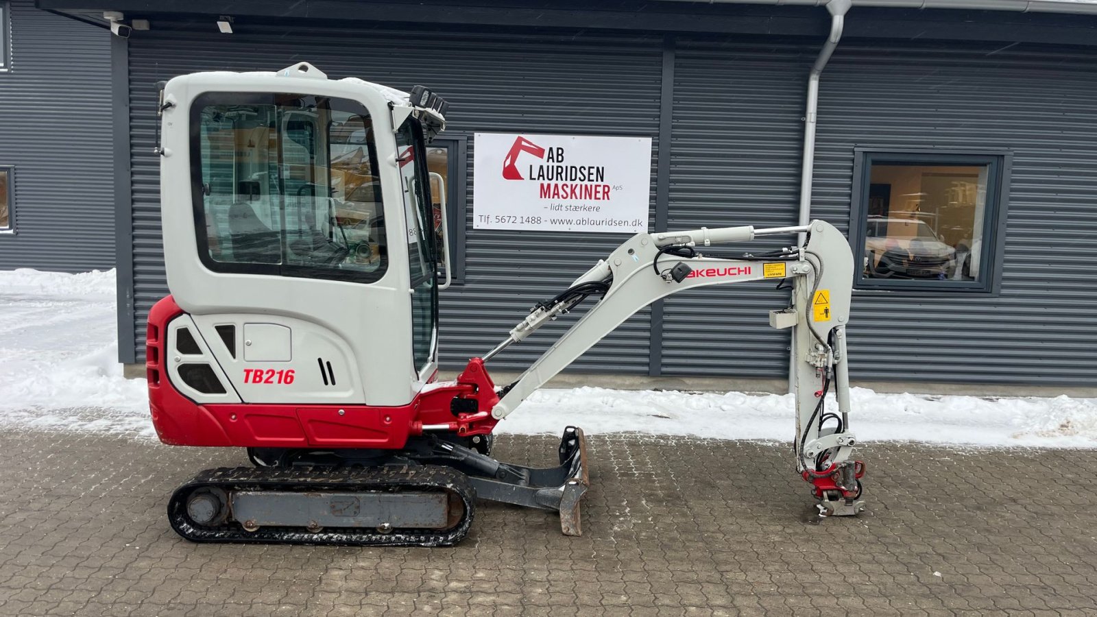 Bagger tip Takeuchi TB216 Tiltfæste med hydraulisk, Gebrauchtmaschine in Rønnede (Poză 1)