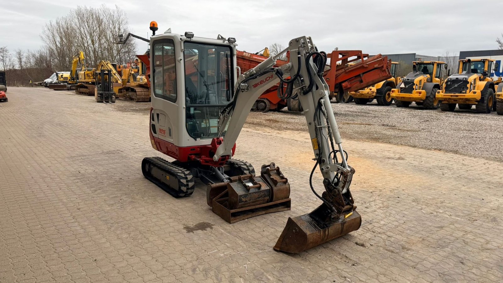 Bagger Türe ait Takeuchi TB216, Gebrauchtmaschine içinde Randers (resim 4)