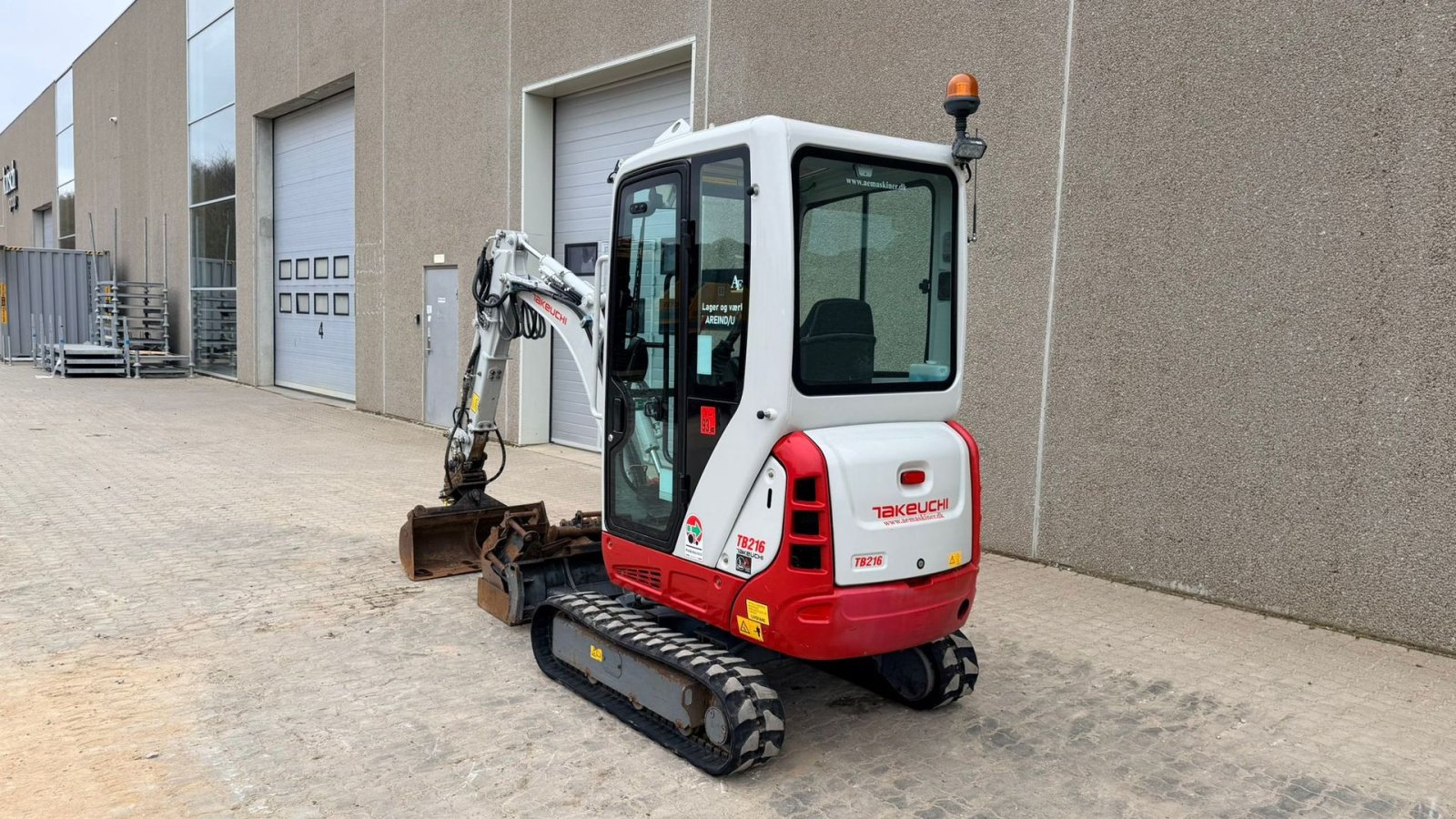 Bagger Türe ait Takeuchi TB216, Gebrauchtmaschine içinde Randers (resim 8)