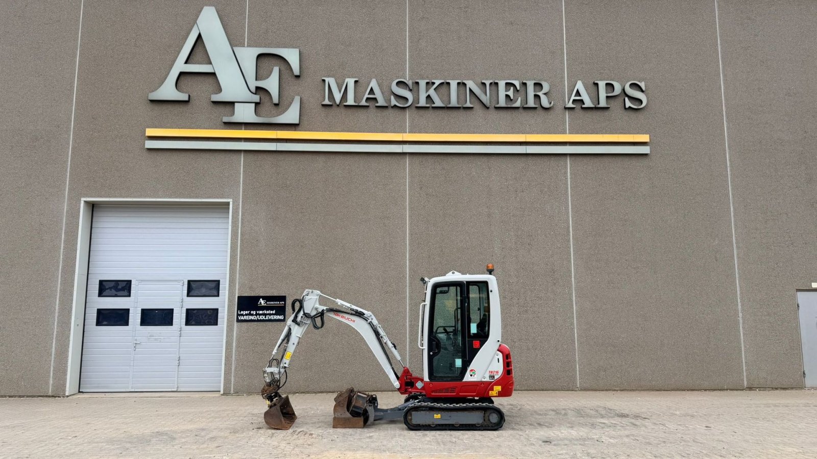 Bagger Türe ait Takeuchi TB216, Gebrauchtmaschine içinde Randers (resim 1)