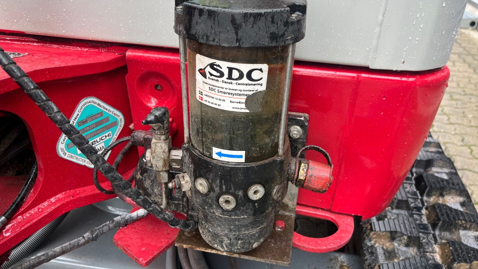 Bagger tipa Takeuchi TB225 Hydraulisk Tiltfæste, centralsmørring +3 skovle, Gebrauchtmaschine u Rønnede (Slika 9)