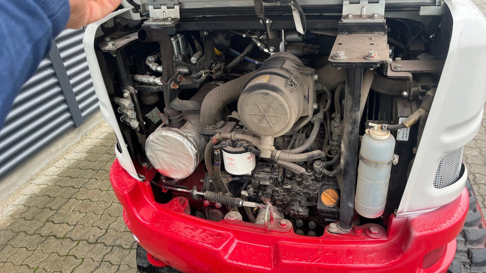 Bagger tipa Takeuchi TB225 Hydraulisk Tiltfæste, centralsmørring +3 skovle, Gebrauchtmaschine u Rønnede (Slika 17)