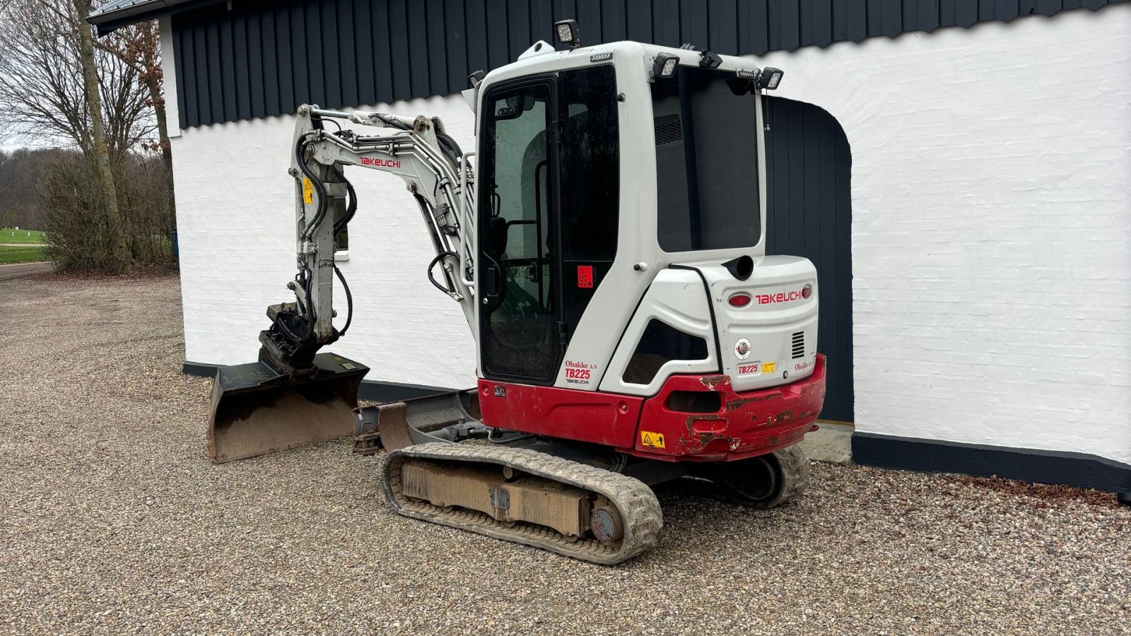 Bagger van het type Takeuchi TB225 Minigraver, Gebrauchtmaschine in Horsens (Foto 2)