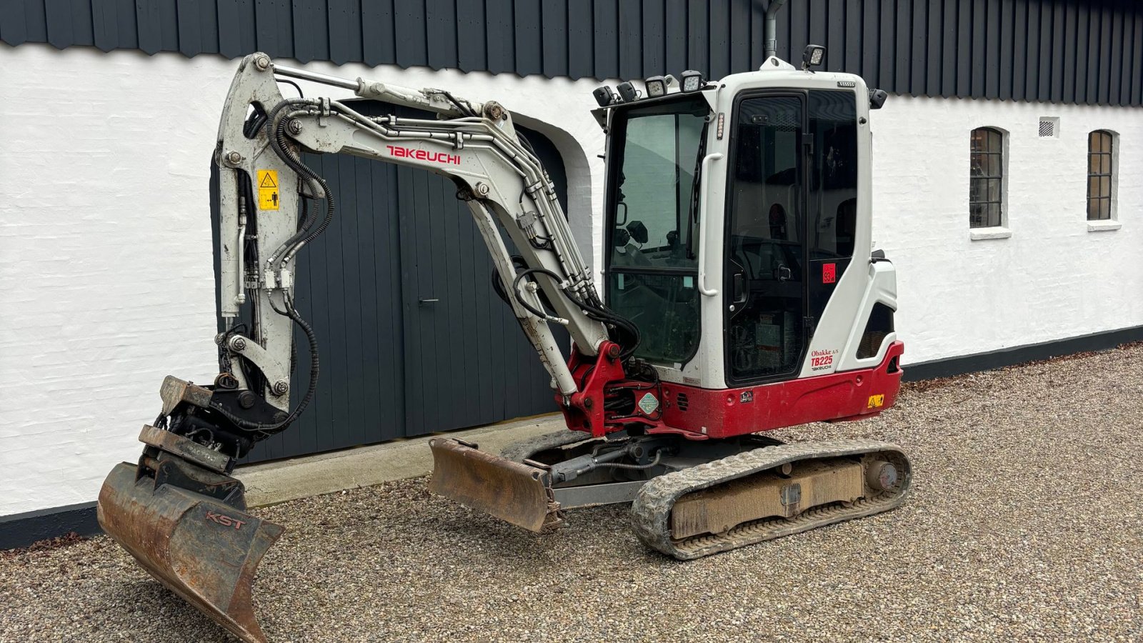 Bagger van het type Takeuchi TB225 Minigraver, Gebrauchtmaschine in Horsens (Foto 1)