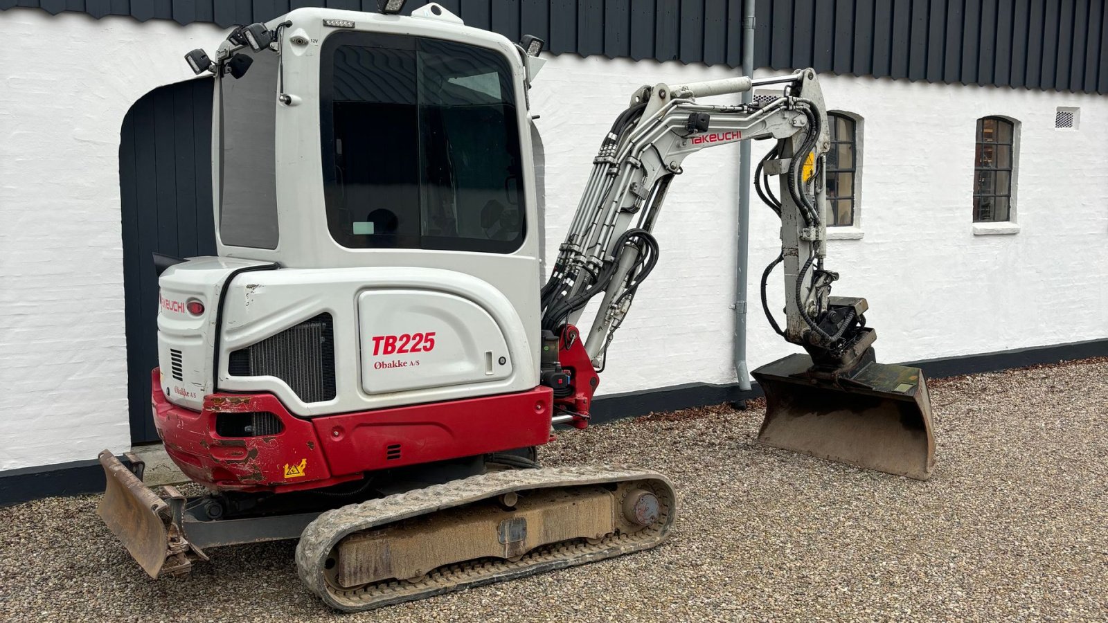 Bagger van het type Takeuchi TB225 Minigraver, Gebrauchtmaschine in Horsens (Foto 5)