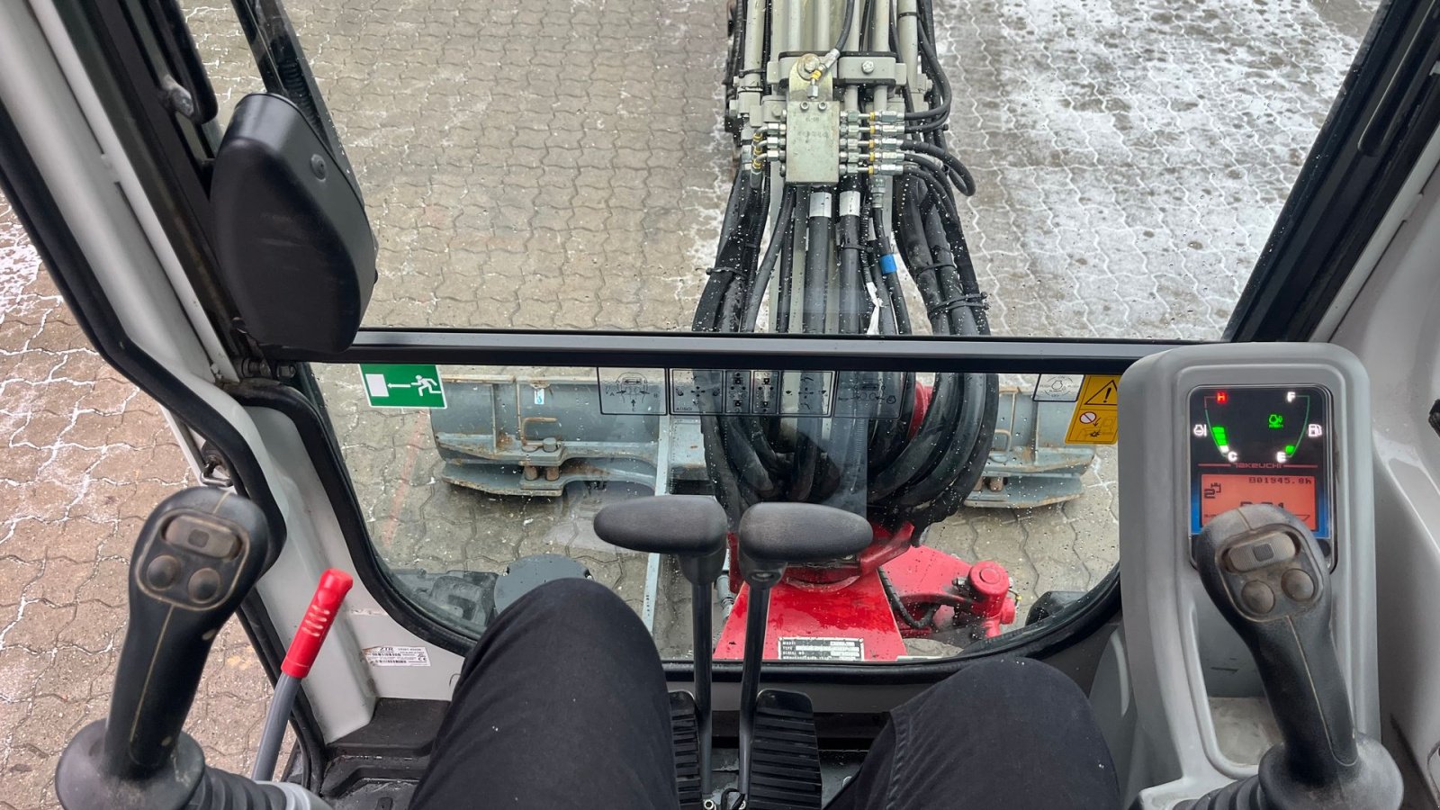 Bagger van het type Takeuchi TB225 Rotortilt og centralsmørring, Gebrauchtmaschine in Rønnede (Foto 12)