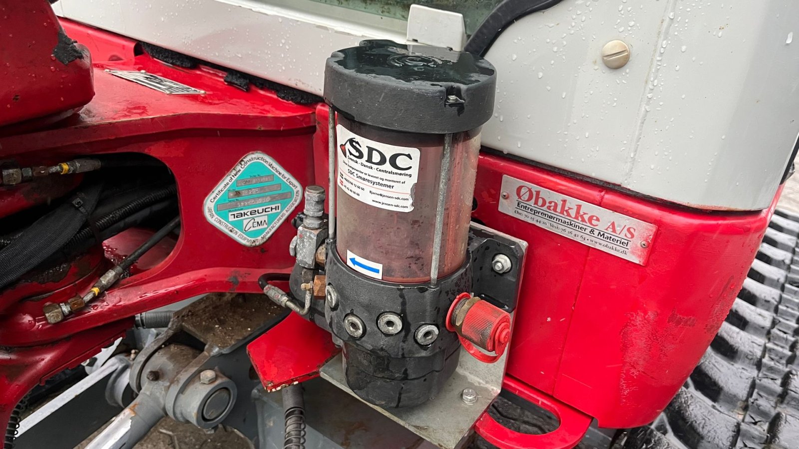 Bagger van het type Takeuchi TB225 Rotortilt og centralsmørring, Gebrauchtmaschine in Rønnede (Foto 8)