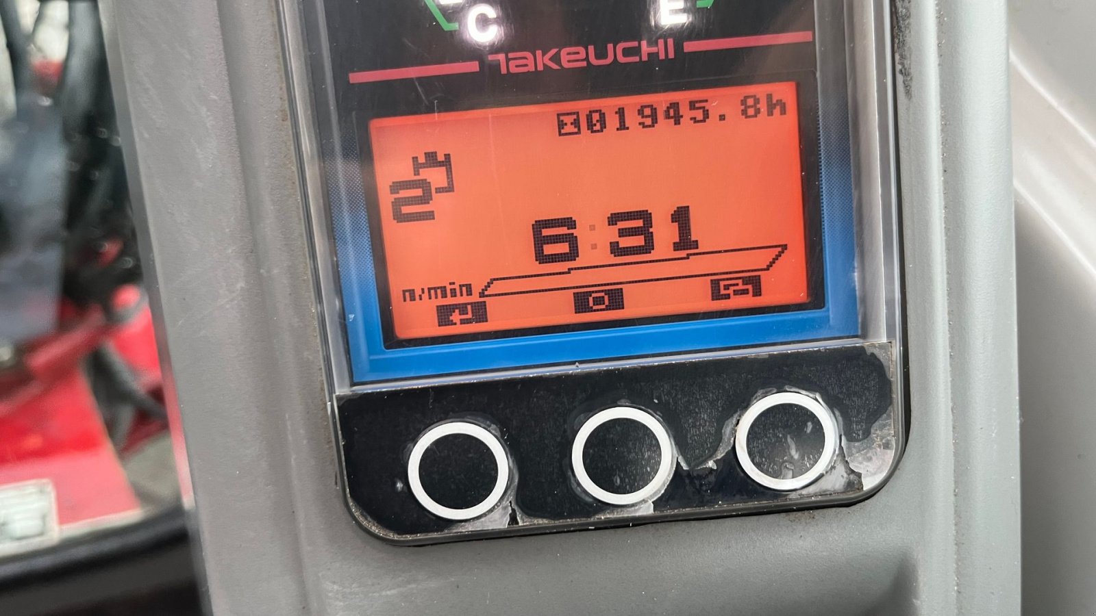 Bagger van het type Takeuchi TB225 Rotortilt og centralsmørring, Gebrauchtmaschine in Rønnede (Foto 10)