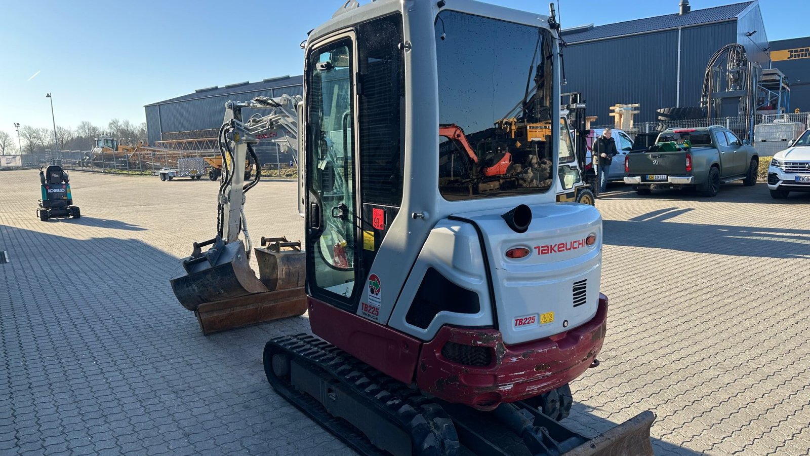 Bagger типа Takeuchi TB225, Gebrauchtmaschine в Rønnede (Фотография 3)