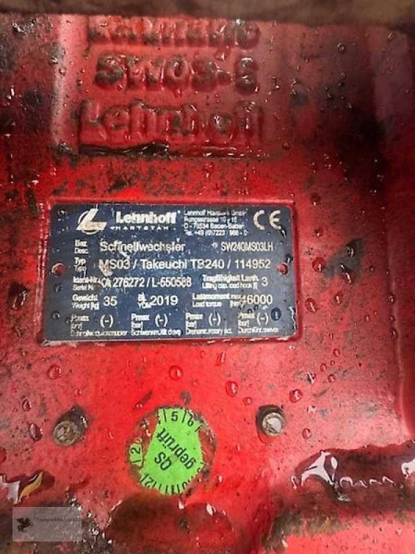 Bagger του τύπου Takeuchi TB235 Kompaktbagger Kettenbagger Schnellwechsler, Gebrauchtmaschine σε Gevelsberg (Φωτογραφία 10)