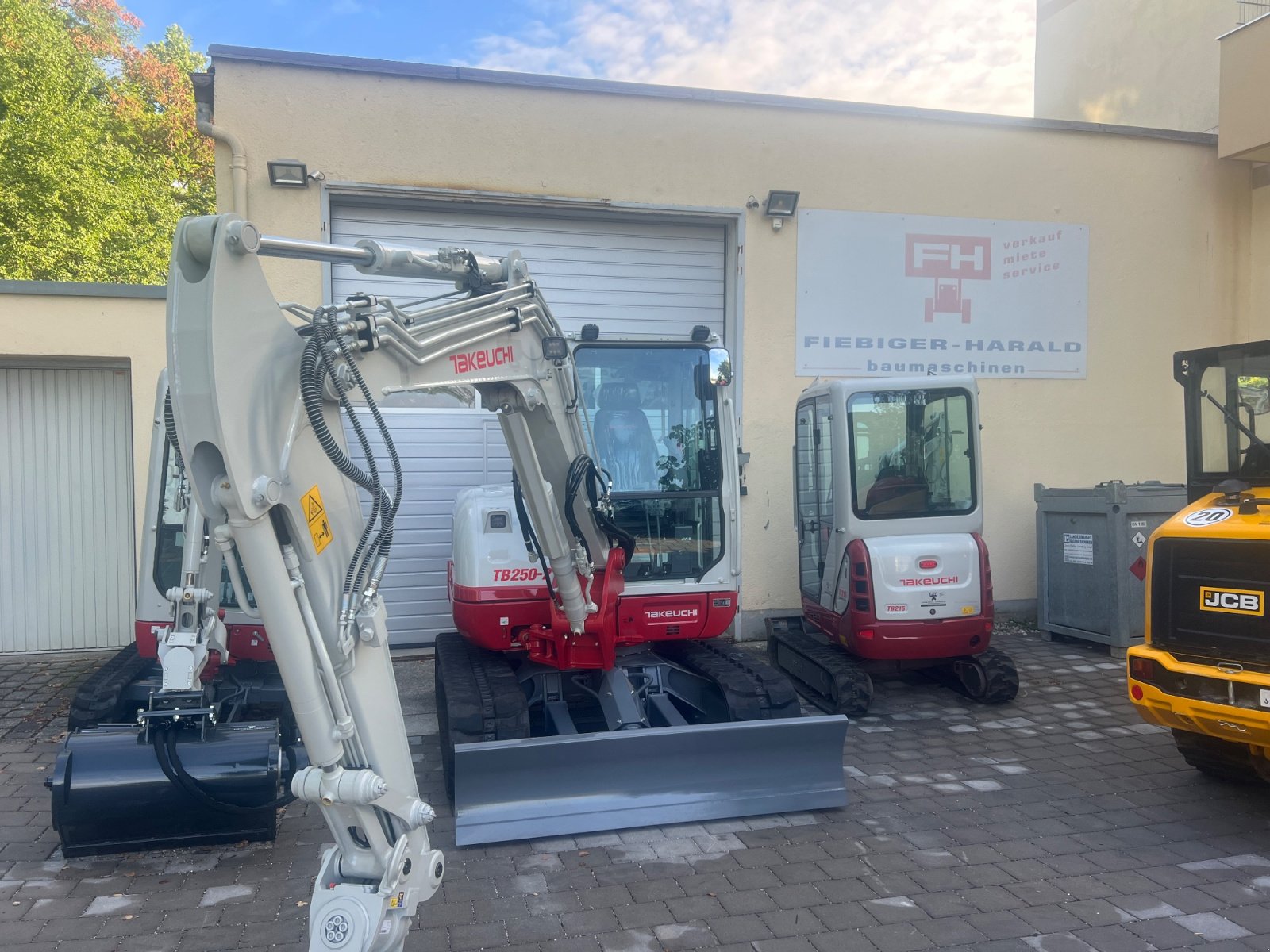 Bagger typu Takeuchi TB250-2 V3 Powertilt /hydrl.HS 03, Neumaschine v Garching  (Obrázek 4)