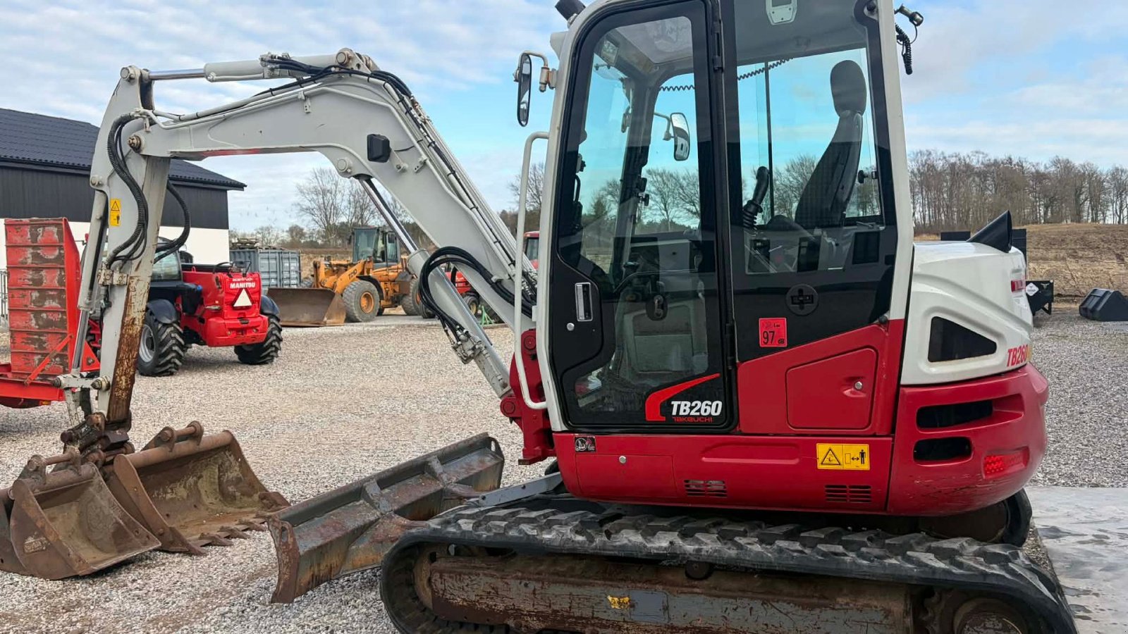 Bagger от тип Takeuchi TB260, Gebrauchtmaschine в Mariager (Снимка 10)