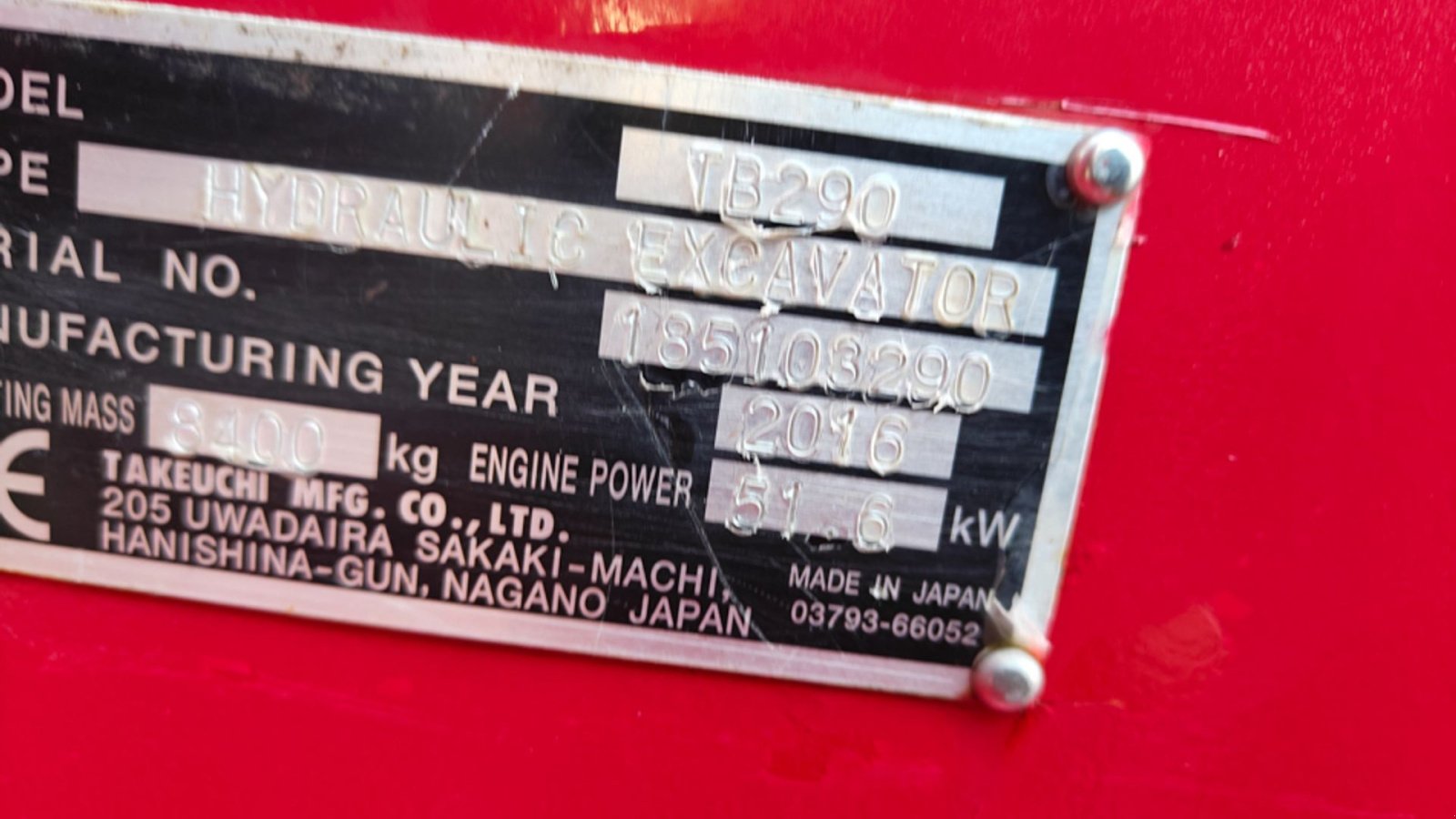 Bagger tipa Takeuchi TB290, Gebrauchtmaschine u Vrå (Slika 20)