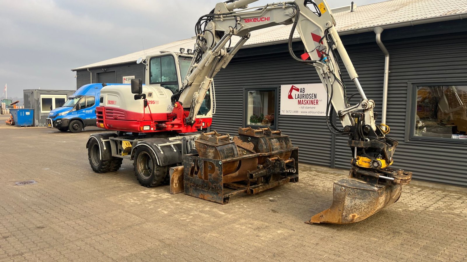Bagger of the type Takeuchi TB295W Aftageligt Engcon Centralsmørring og skovlpakke., Gebrauchtmaschine in Rønnede (Picture 3)