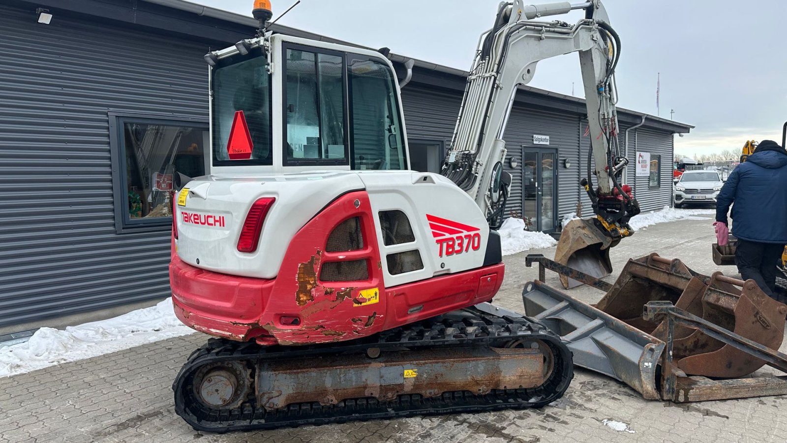 Bagger типа Takeuchi TB370, Gebrauchtmaschine в Rønnede (Фотография 2)