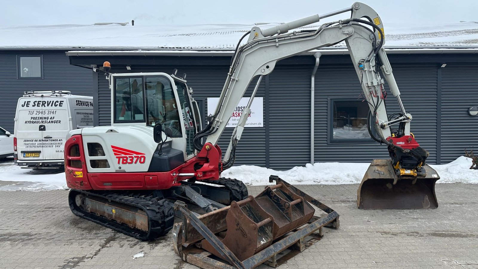 Bagger типа Takeuchi TB370, Gebrauchtmaschine в Rønnede (Фотография 1)