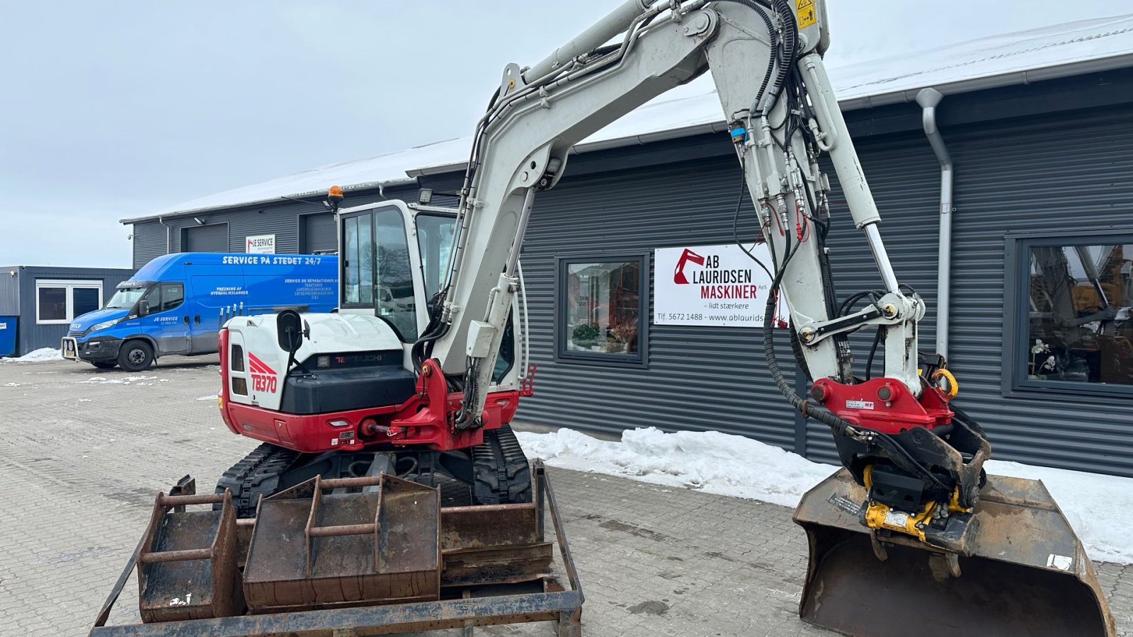 Bagger типа Takeuchi TB370, Gebrauchtmaschine в Rønnede (Фотография 5)