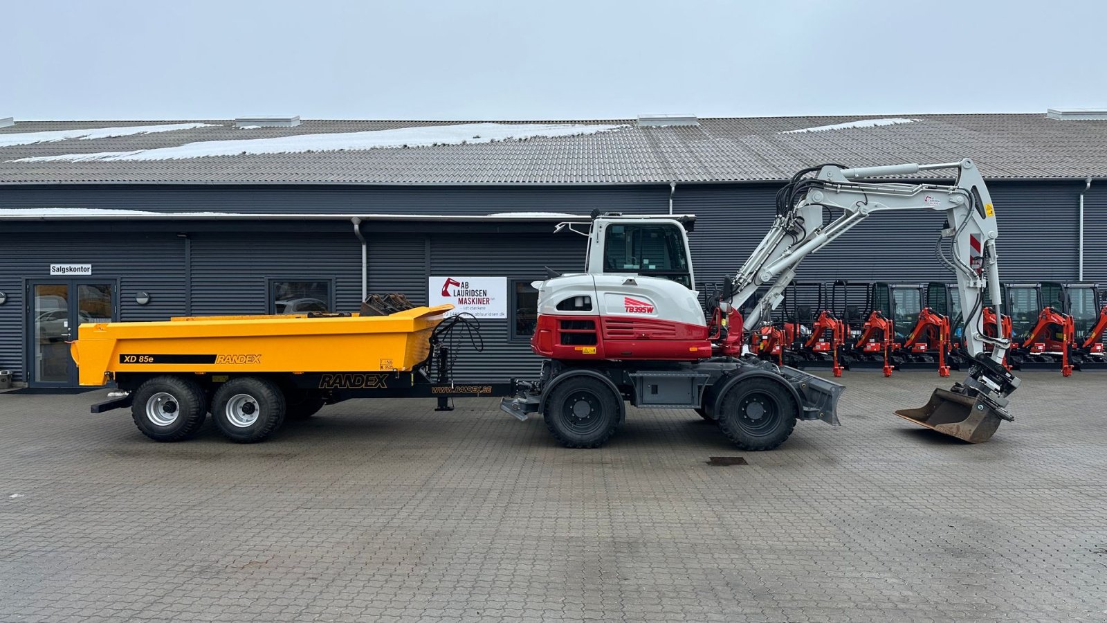 Bagger typu Takeuchi TB395W, Gebrauchtmaschine v Rønnede (Obrázek 1)