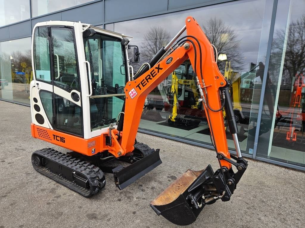 Bagger Türe ait Terex TC 16, Gebrauchtmaschine içinde Fårevejle (resim 1)