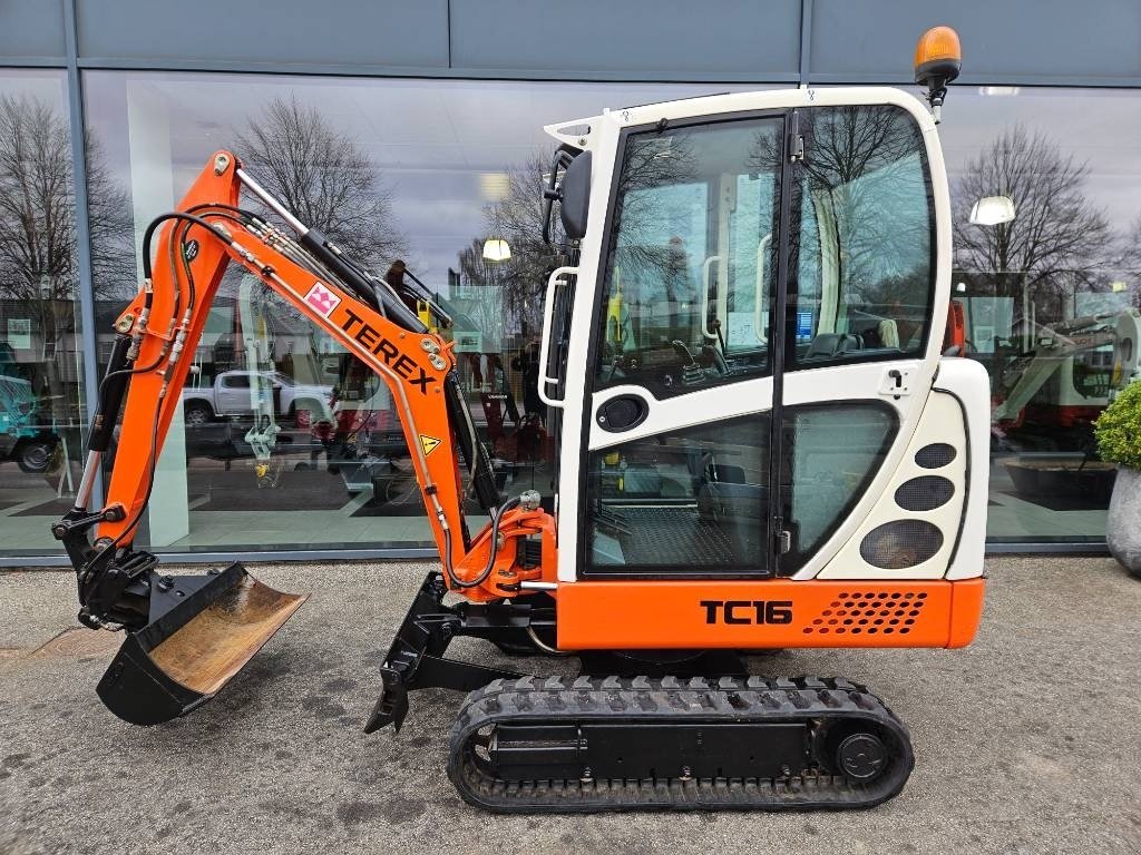 Bagger Türe ait Terex TC 16, Gebrauchtmaschine içinde Fårevejle (resim 5)
