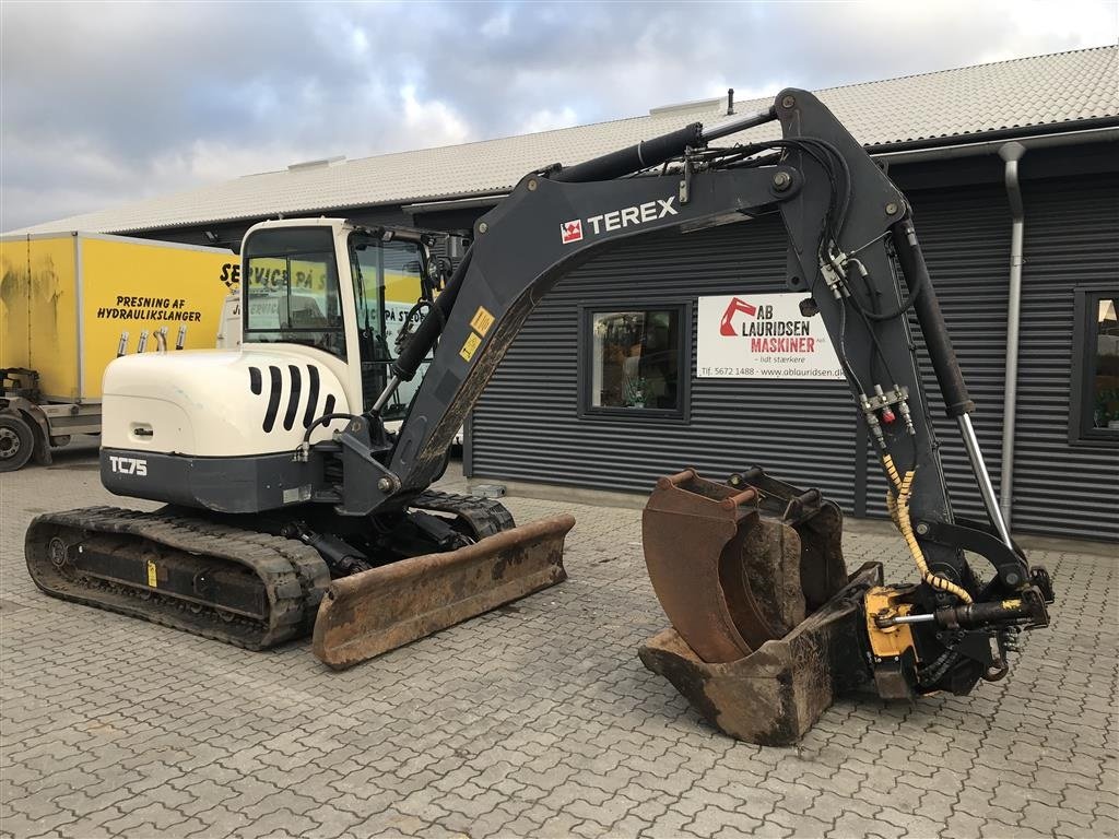 Bagger des Typs Terex TC 75 Engcon rotortilt, Gebrauchtmaschine in Rønnede (Bild 2)