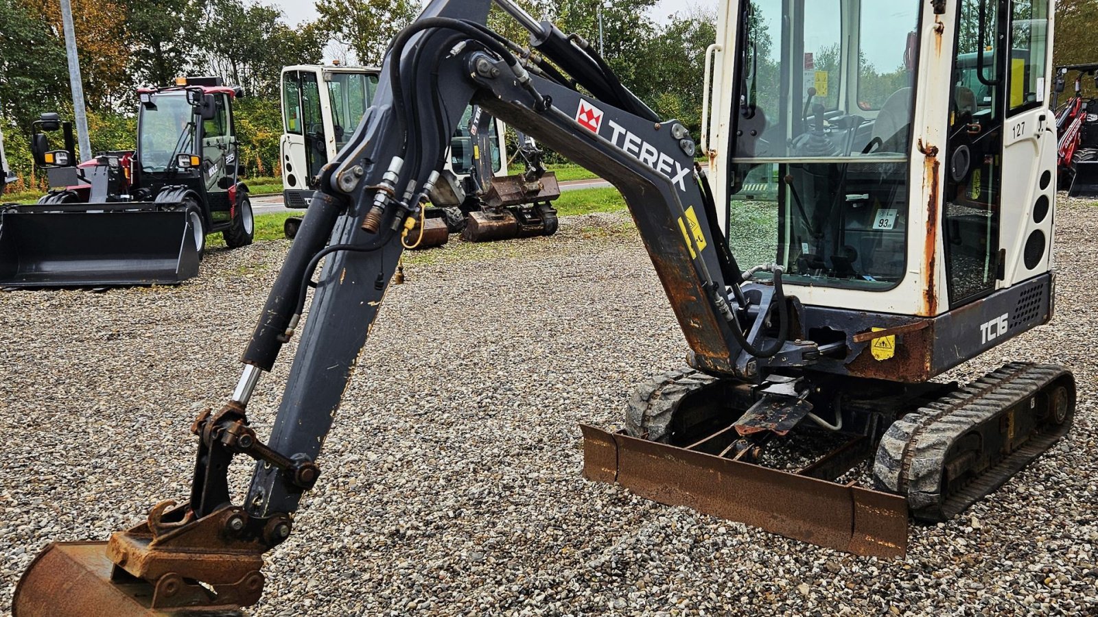 Bagger typu Terex TC16 / 3200 timer / årgang 2015, Gebrauchtmaschine v Arden (Obrázek 3)