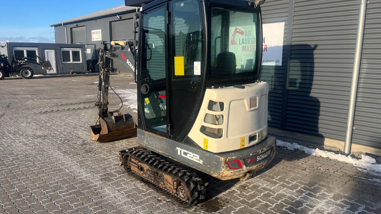 Bagger des Typs Terex tc22 Hydraulisk hurtigskifte Svensker planer skovl og 1 graveskovl., Gebrauchtmaschine in Rønnede (Bild 2)
