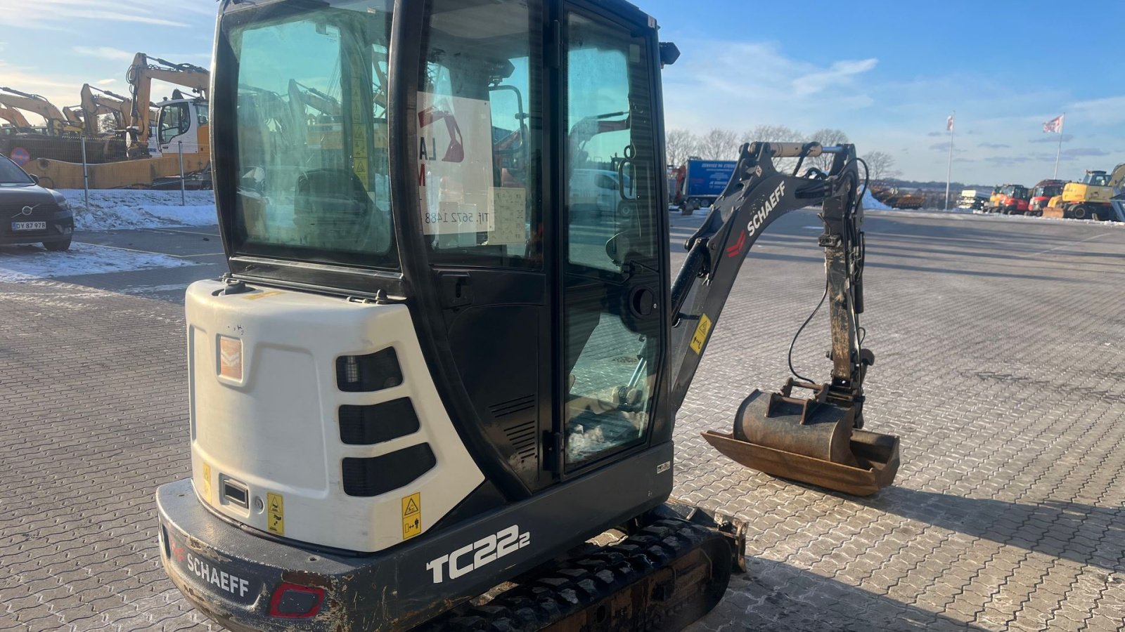 Bagger des Typs Terex tc22 Hydraulisk hurtigskifte Svensker planer skovl og 1 graveskovl., Gebrauchtmaschine in Rønnede (Bild 7)