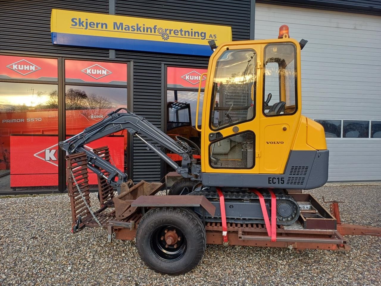 Bagger tipa Volvo EC 15, Gebrauchtmaschine u Skjern (Slika 1)