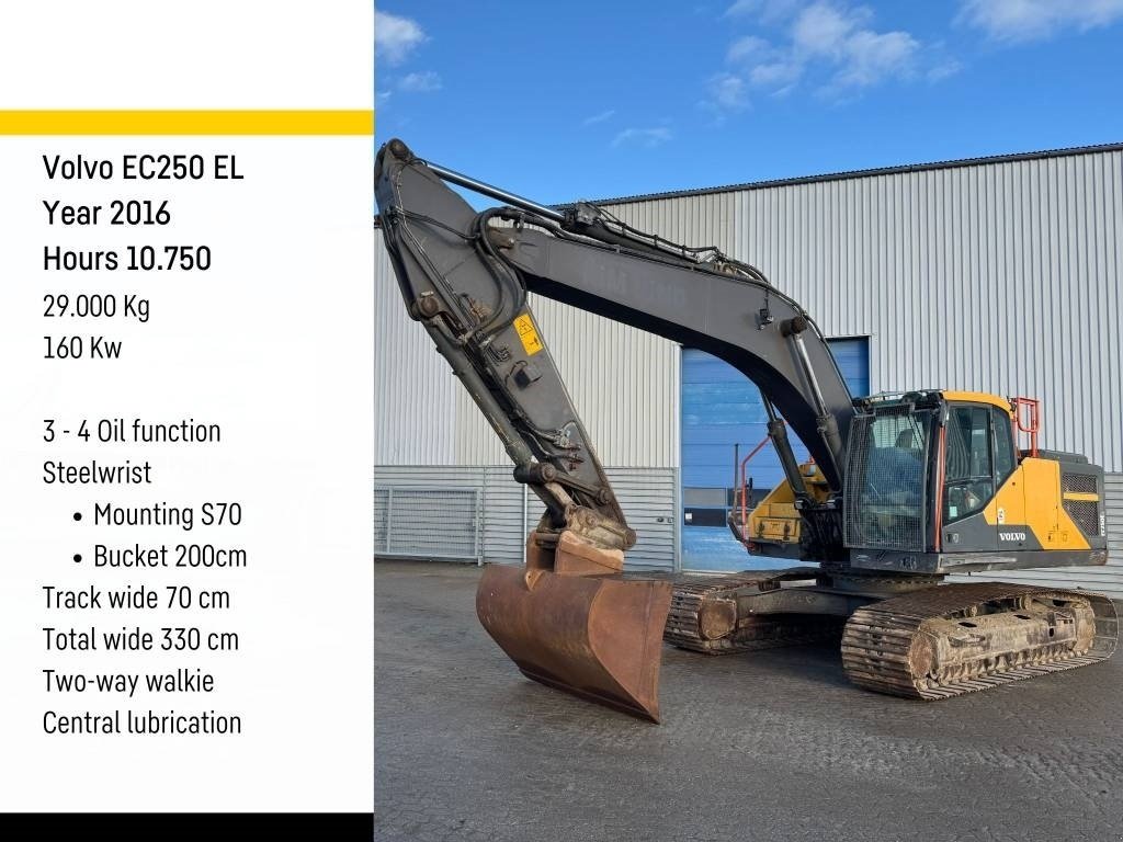 Bagger des Typs Volvo EC 250 EL, Gebrauchtmaschine in Vojens (Bild 1)