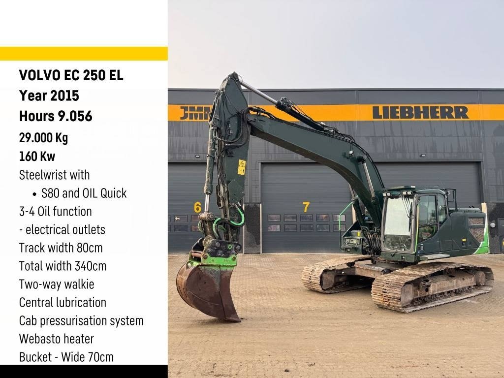 Bagger typu Volvo EC 250 EL, Gebrauchtmaschine v Vojens (Obrázek 1)