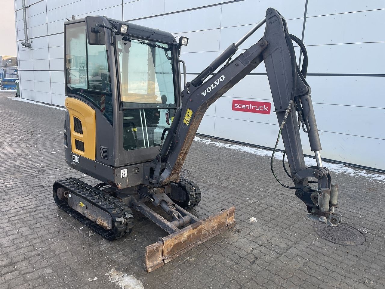 Bagger Türe ait Volvo EC18D, Gebrauchtmaschine içinde Skive (resim 5)