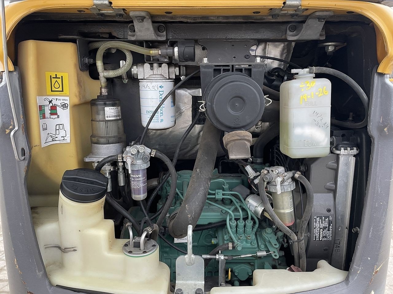 Bagger del tipo Volvo EC18D, Gebrauchtmaschine en Skive (Imagen 9)