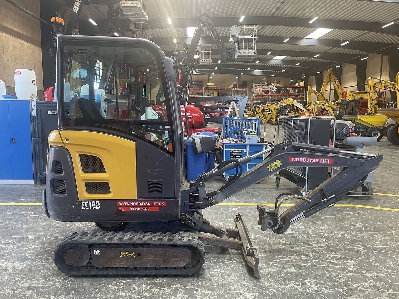 Bagger a típus Volvo EC18D, Gebrauchtmaschine ekkor: Skive (Kép 4)