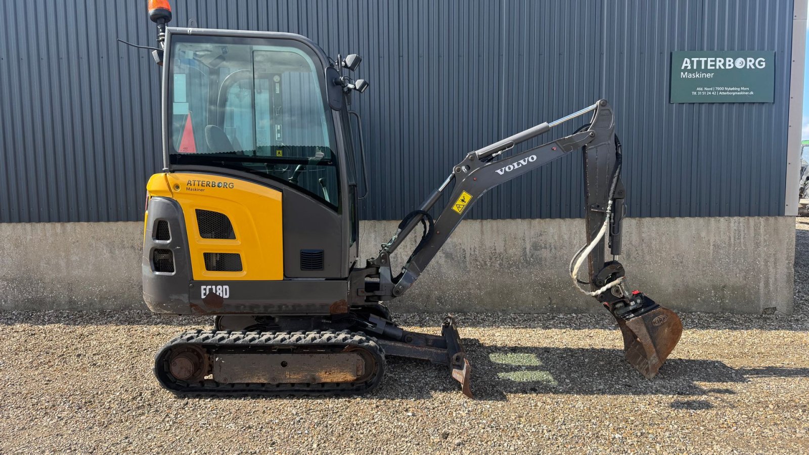 Bagger del tipo Volvo EC18D, Gebrauchtmaschine In Nykøbing Mors (Immagine 1)
