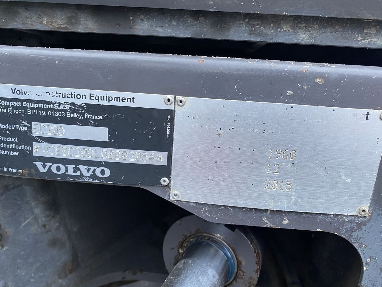 Bagger du type Volvo EC20C, Gebrauchtmaschine en Skive (Photo 11)
