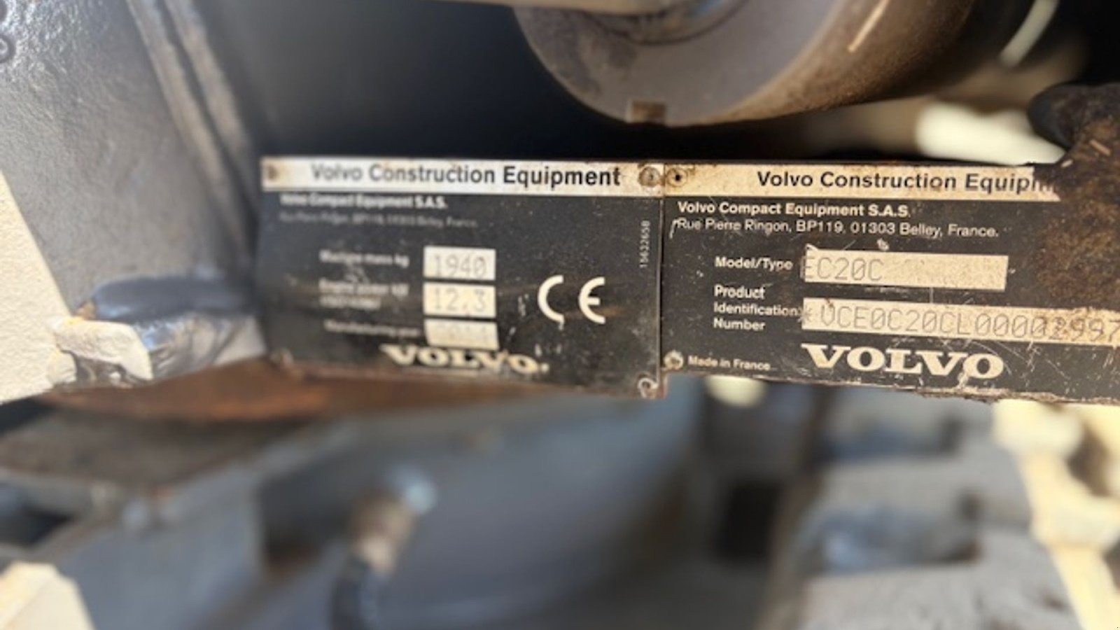 Bagger a típus Volvo EC20E KIPBART PLANERBLAD, SKOVLSÆT/STATIV, Gebrauchtmaschine ekkor: Dronninglund (Kép 16)