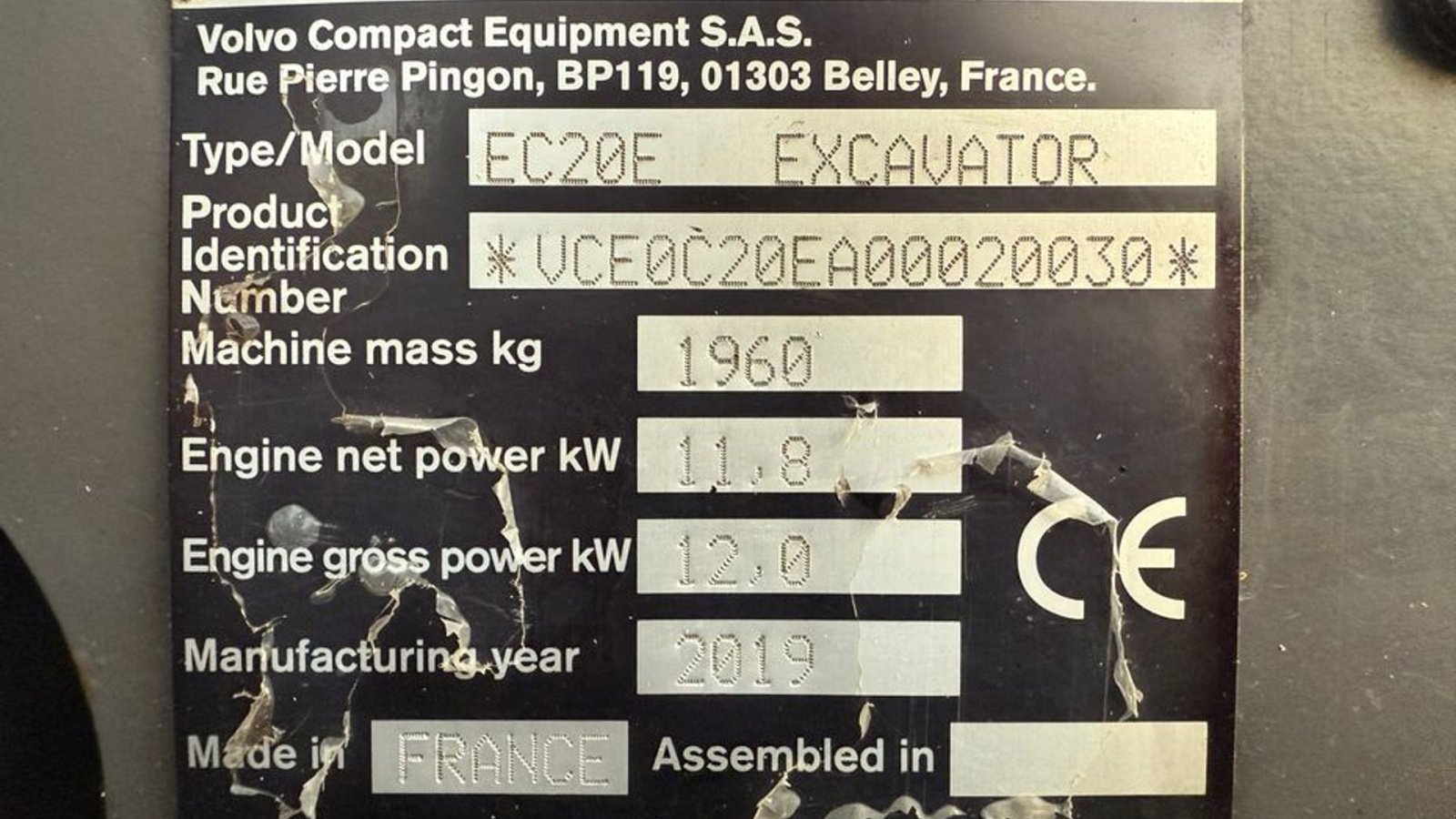 Bagger типа Volvo EC20E, Gebrauchtmaschine в Gjerlev J. (Фотография 15)