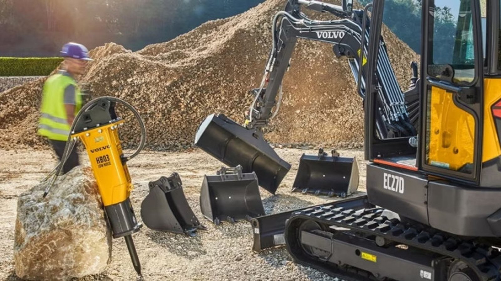 Bagger za tip Volvo EC27D VOLVO EC27D, Gebrauchtmaschine u Otterup (Slika 3)